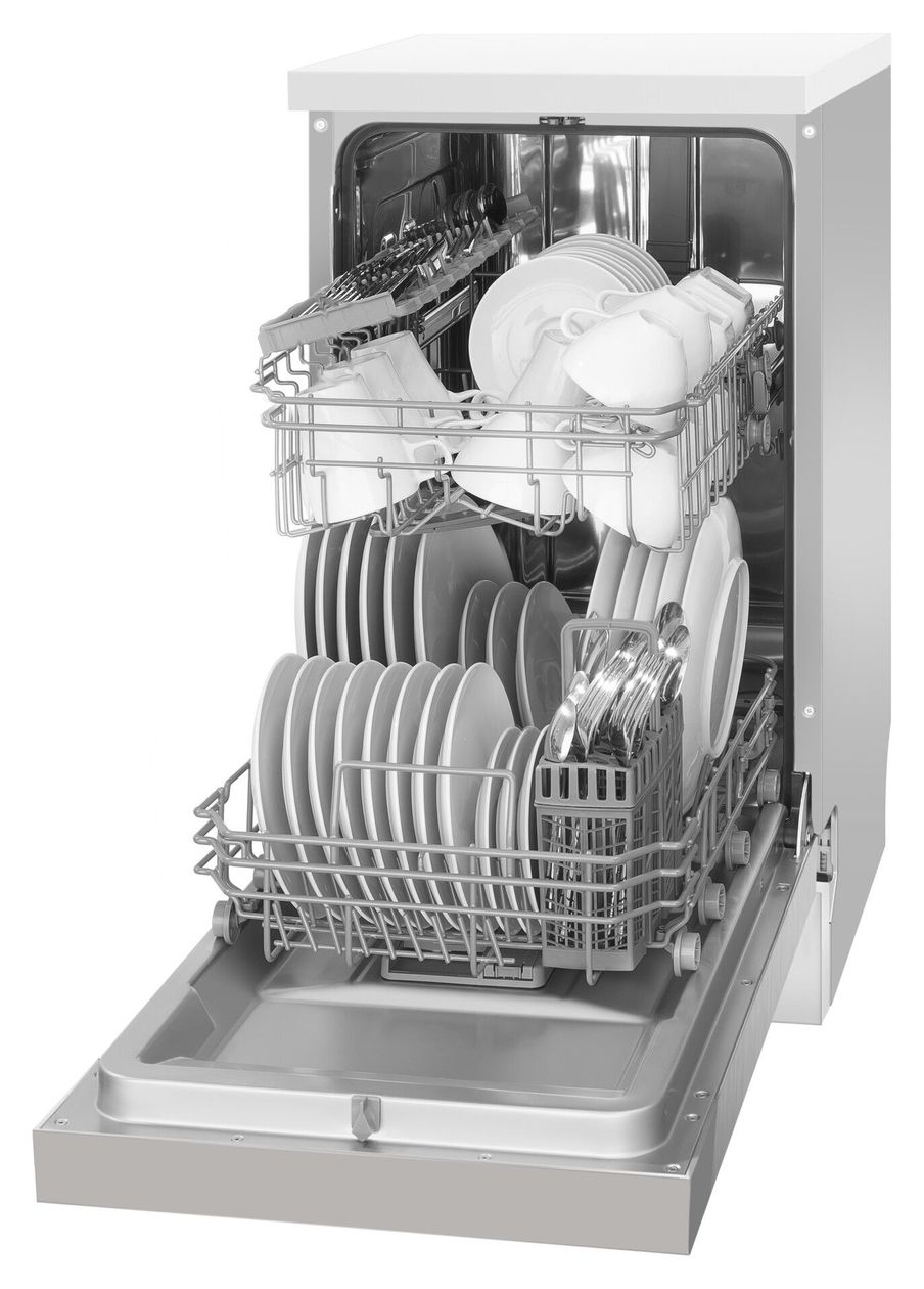 EGSPU500911E 45 cm Geschirrspüler teilintegriert (ohne Front) Leise 10 Maßgedecke aquaStop Funktion 