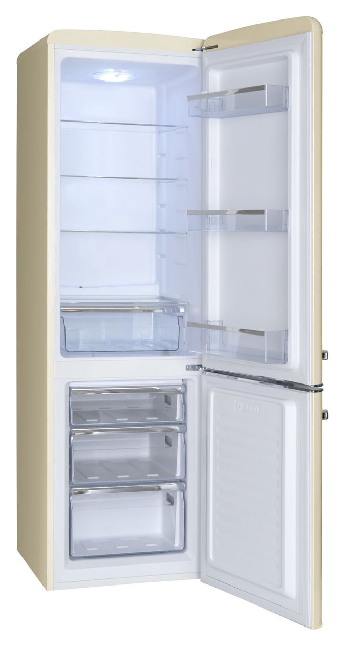 KGCR387101B 181 l / 63 l Kühl-Gefrierkombi freistehend 162 kWh Jahr  (Beige) 