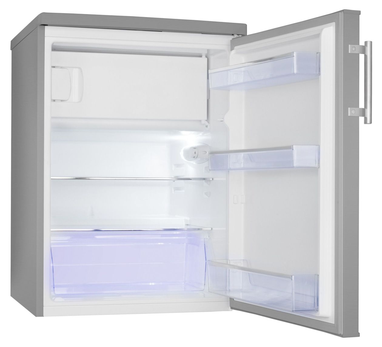 KS361115E 136 l / 117 l Tischkühlschrank EEK: D 118 kWh Jahr  (Edelstahl) 