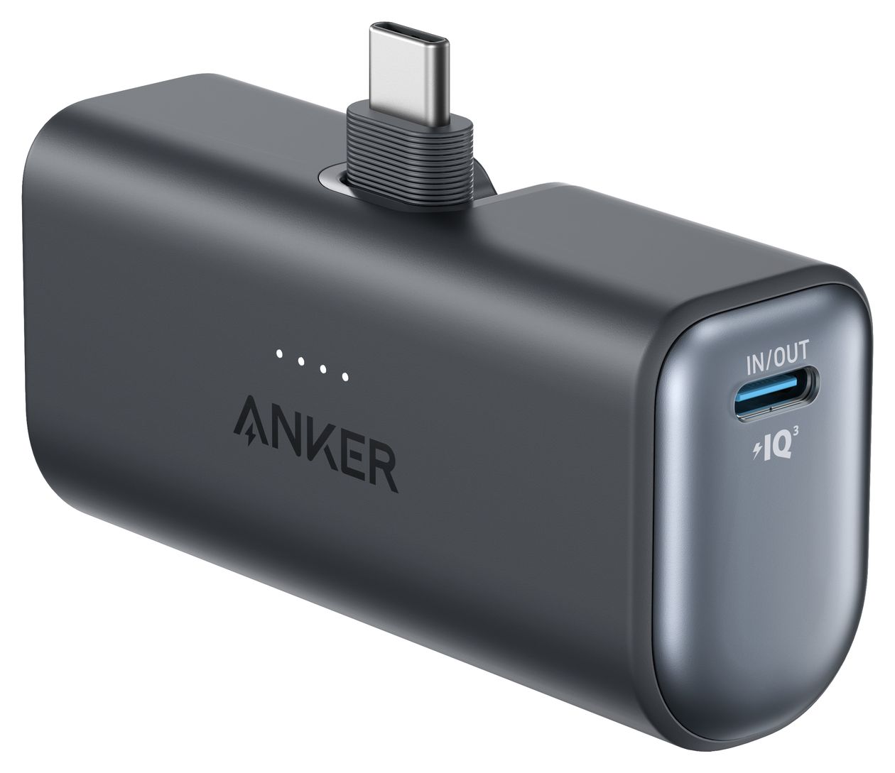 Nano 5000 mAh Powerbank USB Typ-C  (Schwarz) 