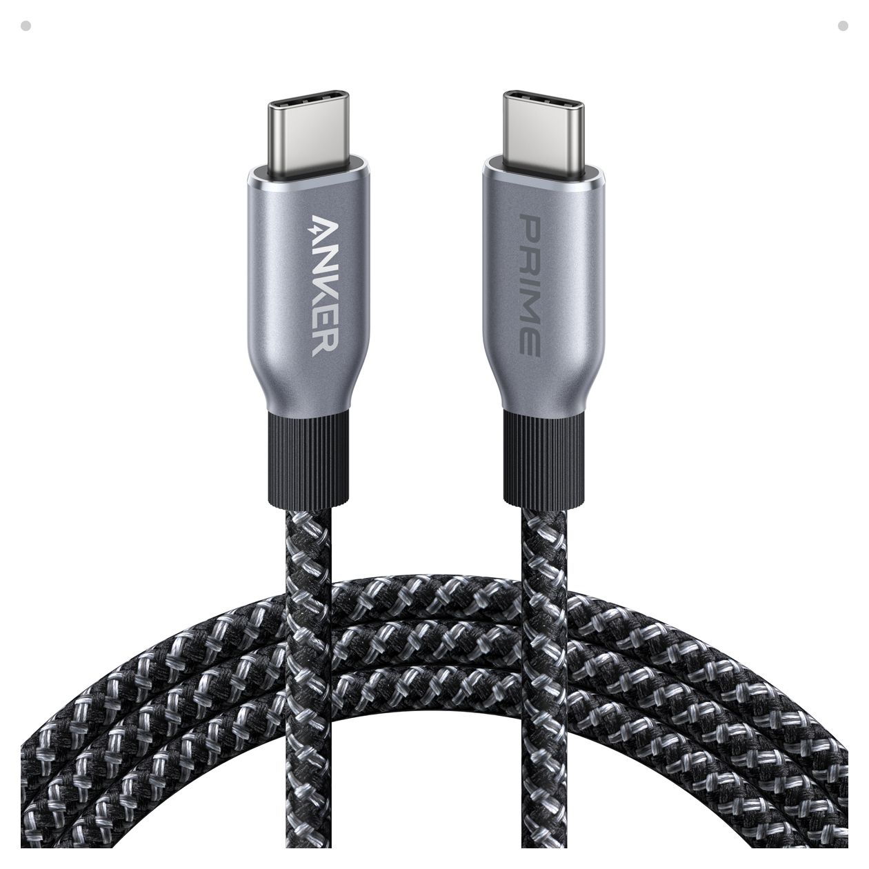 Prime Rundkabel USB C auf USB C Männlich 1,8 m 