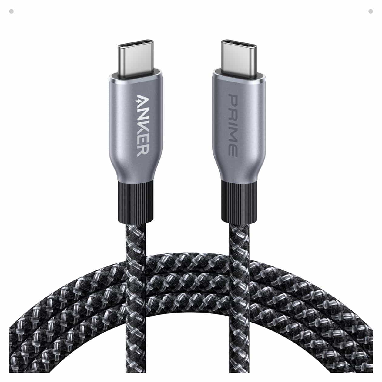 Prime Rundkabel USB C auf USB C Männlich 0,9 m 