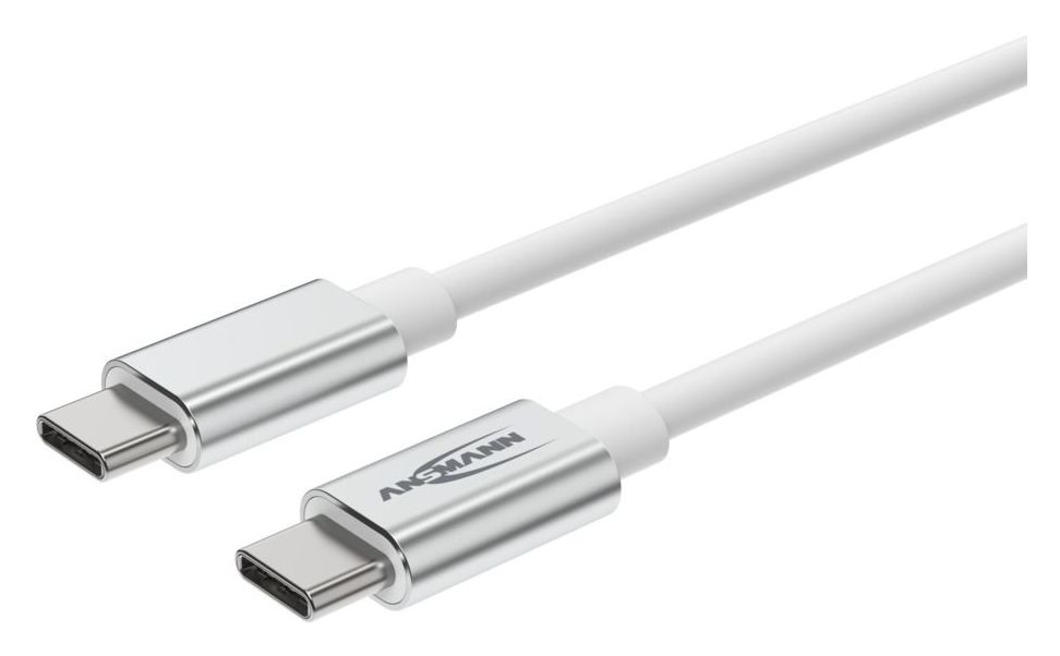 1700-0213 0,48 Gbit/s Stecker USB C auf USB C bis 60 W 1,2 m  (Weiß) 