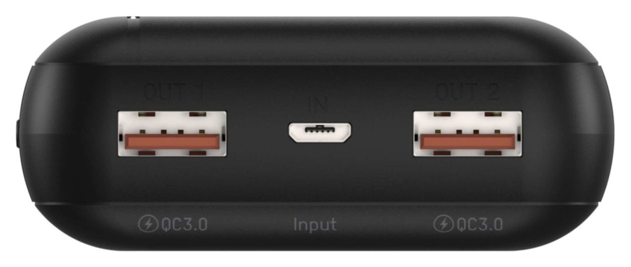 PB320PD 20000 mAh Powerbank Micro-USB + USB Type-C  (Schwarz) 