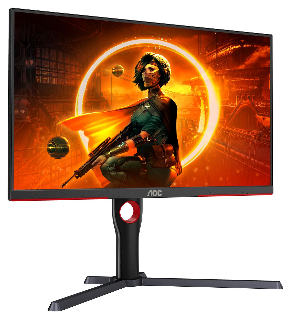 Q27G3XMN/BK 2K Ultra HD Monitor 68,6 cm (27 Zoll) 16:9 1 ms  (Schwarz, Rot) 