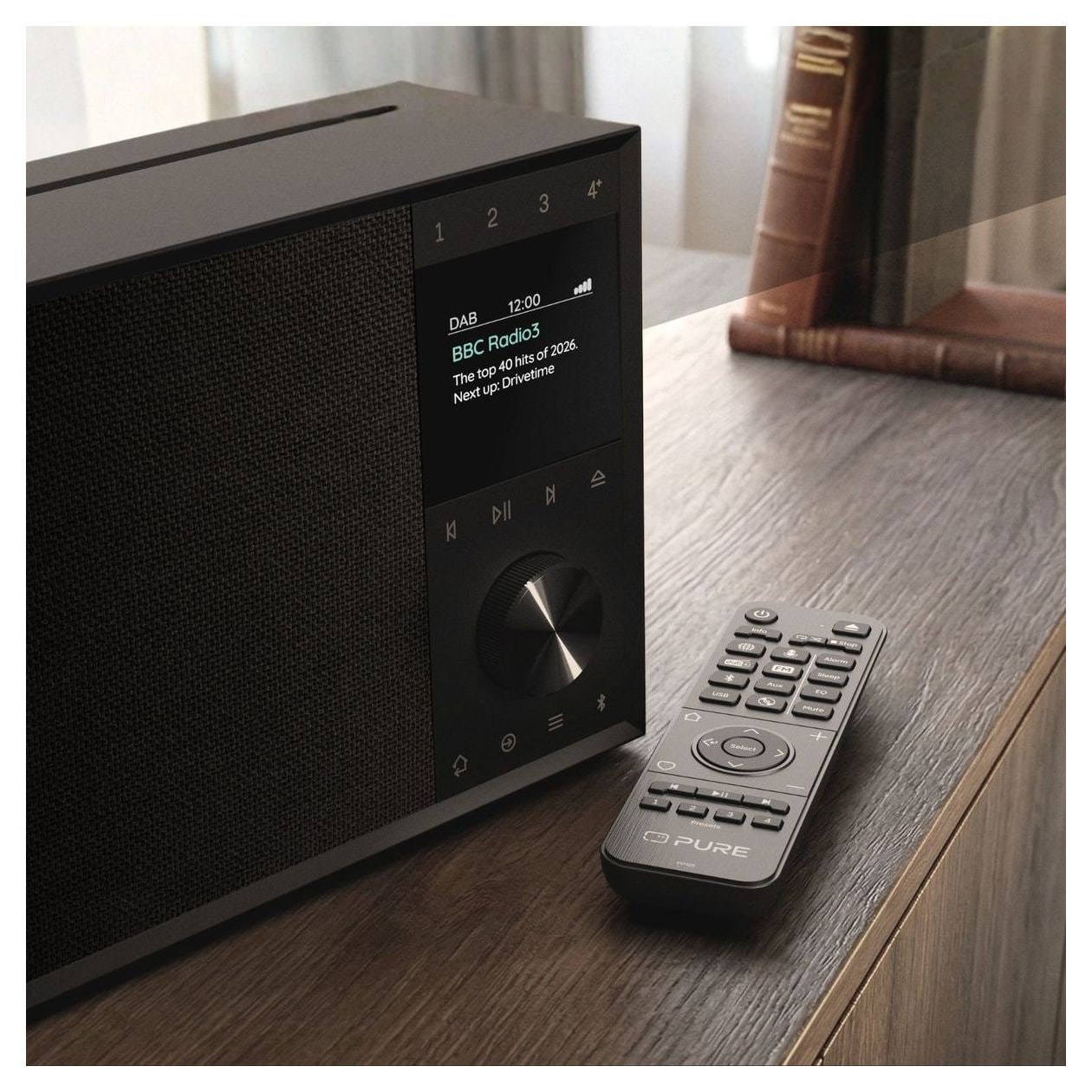 Evoke Home II Bluetooth DAB+, FM Radio Internet  (Schwarz) 