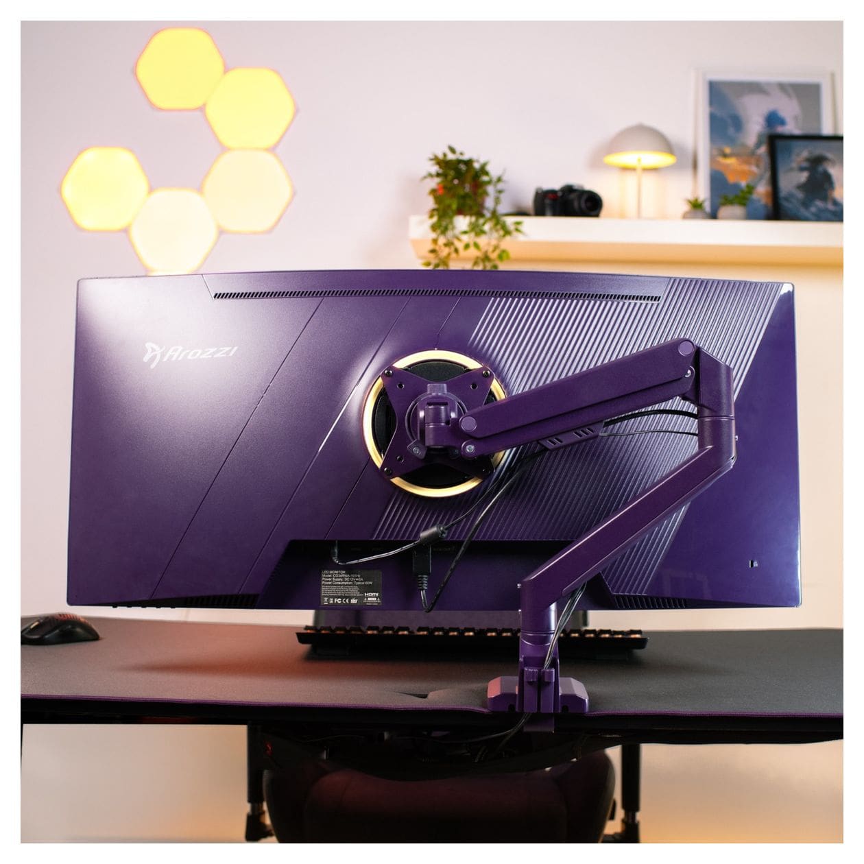 Alzare Neo Monitorarm bis 9 kg  (Violett) 