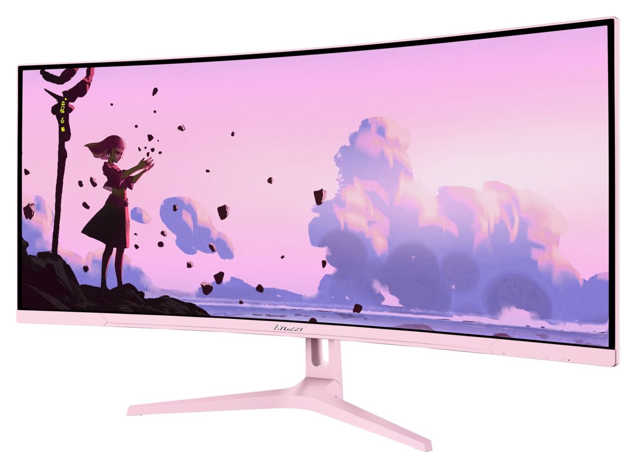 Nova Curved 4K Ultra HD Monitor 86,4 cm (34 Zoll) 21:9 1 ms 350 cd/m²  (Pink) 