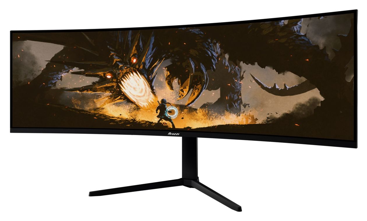 Nova Curved Quad HD Monitor 124,5 cm (49 Zoll) 32:9 4 ms 350 cd/m²  (Schwarz) 
