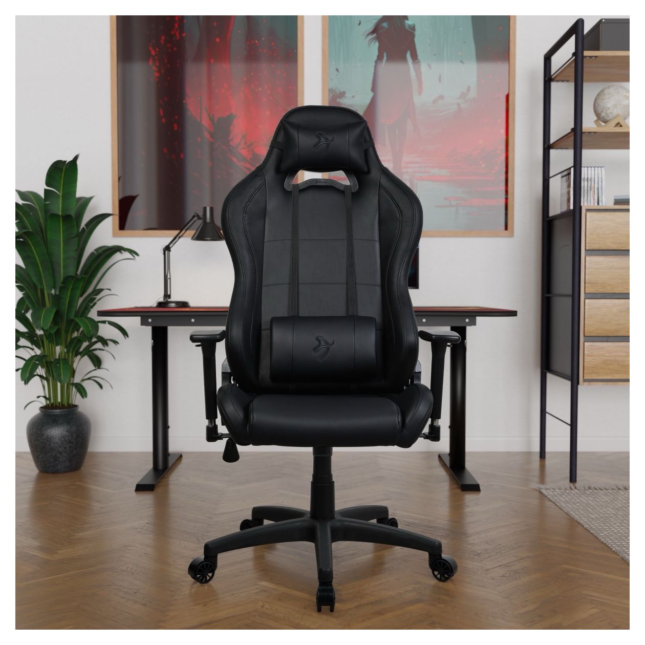 Torretta SoftPU Gamingstuhl bis 120 kg (Schwarz) 
