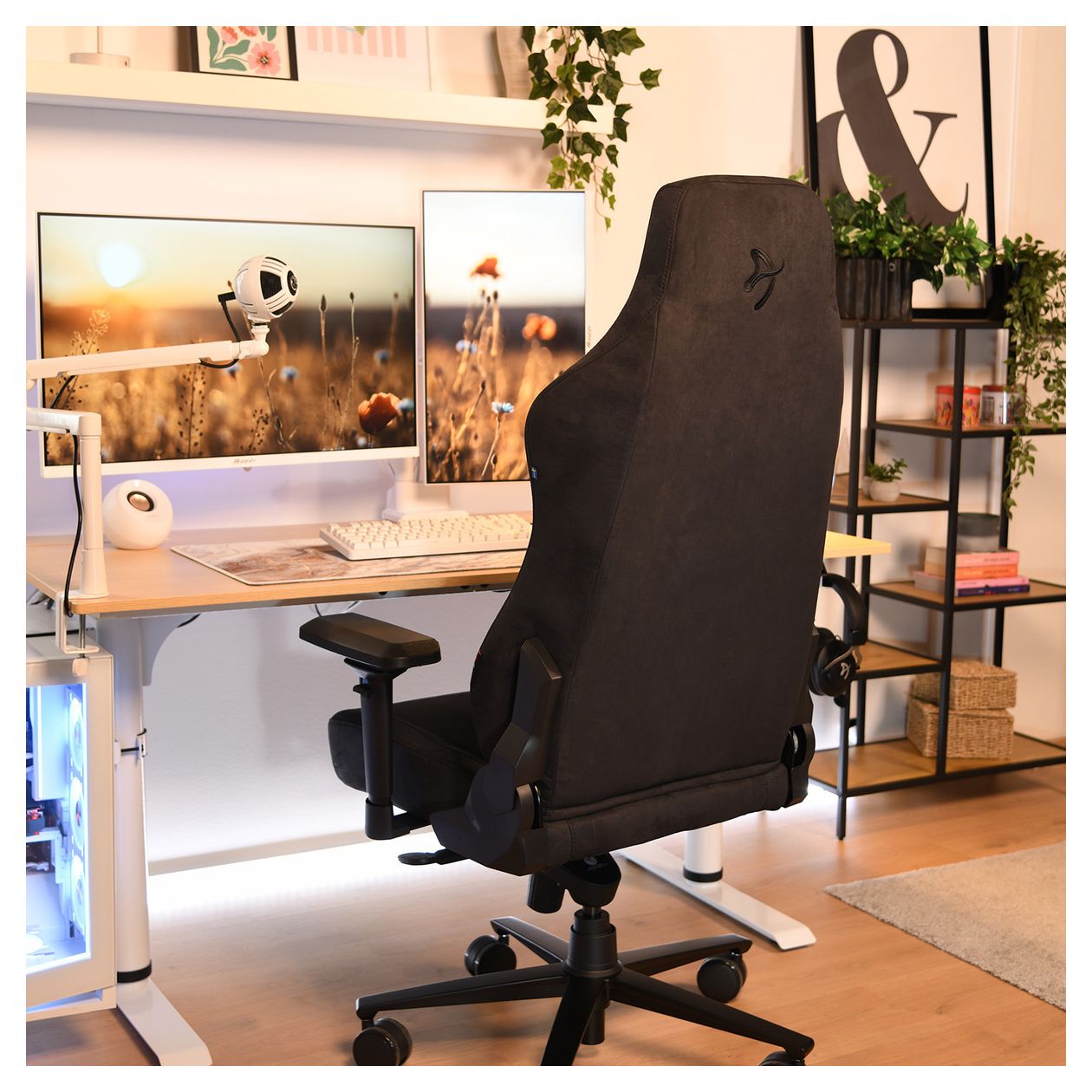 Vernazza Supersoft Gamingstuhl bis 145 kg (Schwarz) 