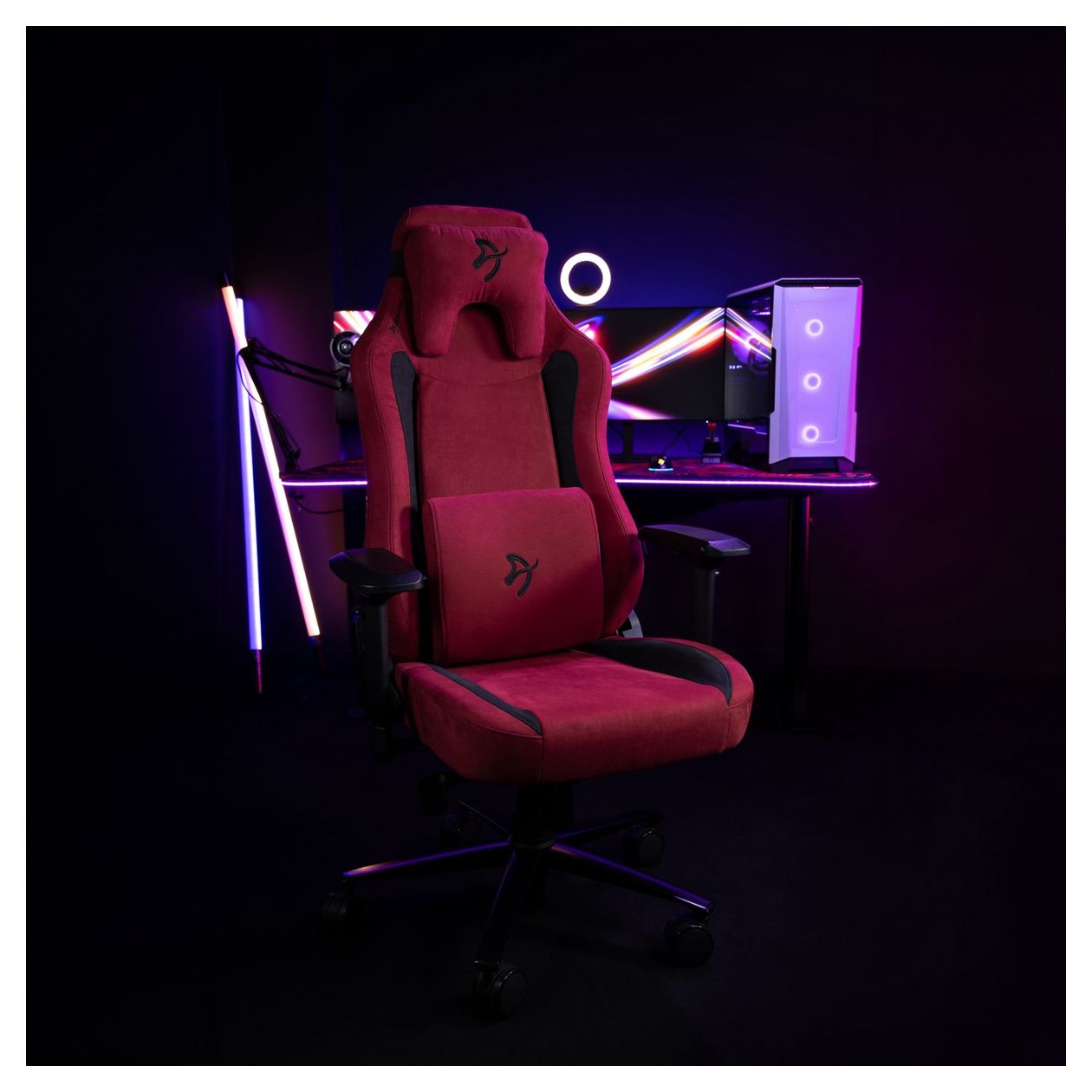 Vernazza Supersoft Gamingstuhl bis 145 kg (Burgund) 