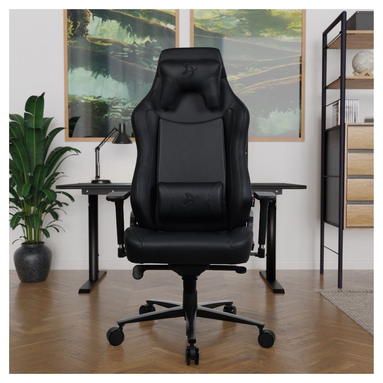 Vernazza XL SoftPU Gamingstuhl bis 170 kg (Schwarz) 