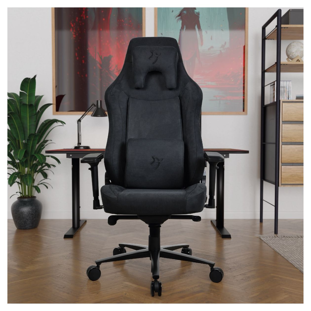 Vernazza XL Supersoft Gamingstuhl bis 170 kg (Schwarz) 