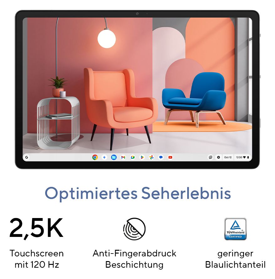 Chromebook CM3206DM4A-TR0076 WUXGA Notebook 30,7 cm (12.1 Zoll) 1600 x 2560 Pixel 128 GB eMMC ChromeOS MediaTek Kompanio max. 2,6 GHz  (Titan) 