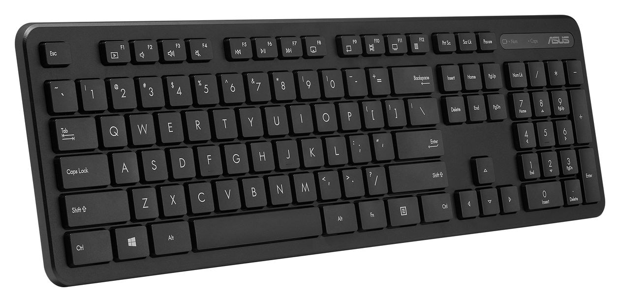 CW100 Universal Tastatur RF kabellos + USB 2.4 GHz  (Schwarz) 