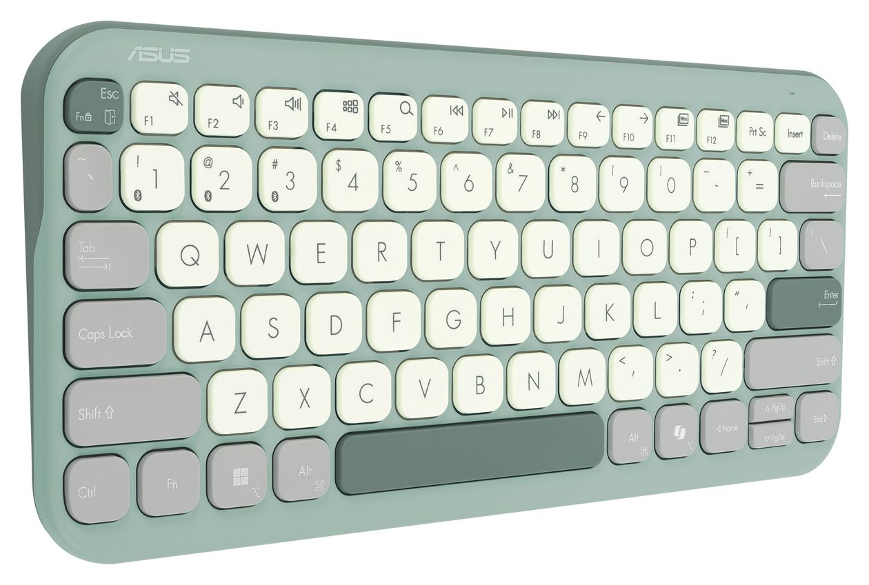 KW100 Home Tastatur Bluetooth  (Grün, Hellgrün) 