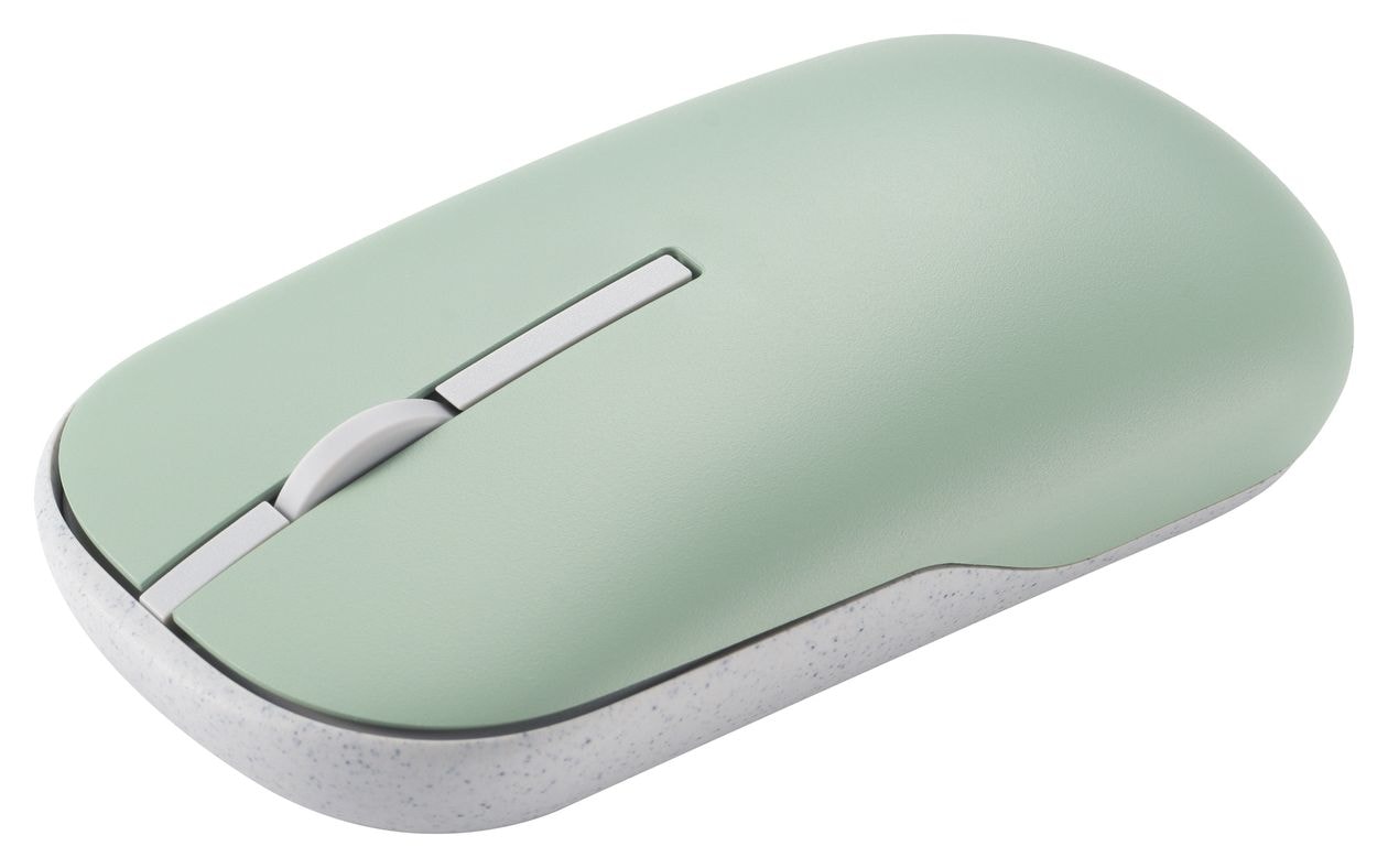 Marshmallow Mouse MD100 1600 DPI Büro Maus Optisch  (Beige, Grün) 