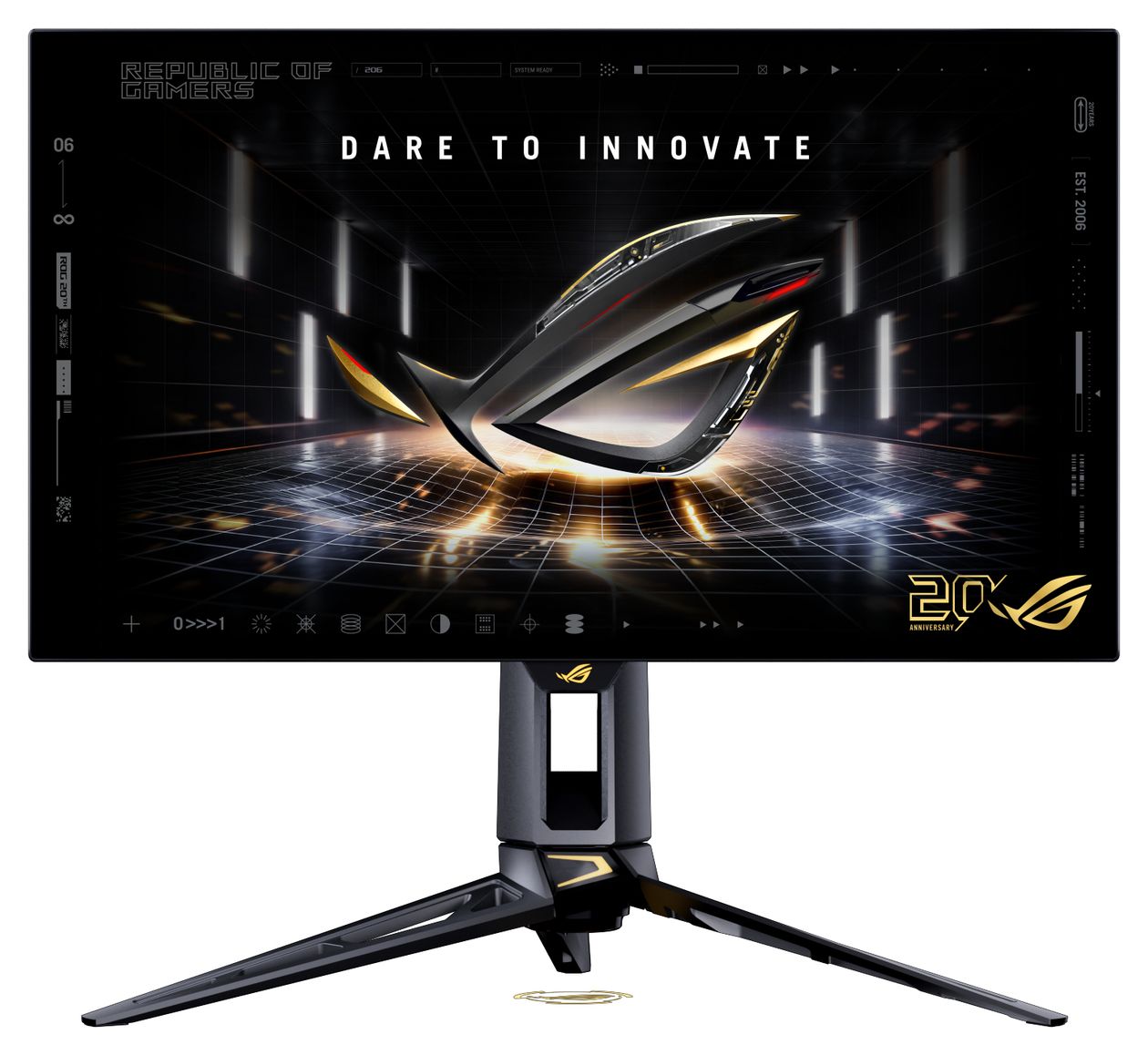 ROG Swift OLED PG27AQWP-G EDITION 20 Quad HD Monitor 67,3 cm (26.5 Zoll) 16:9 0,02 ms  (Schwarz) 