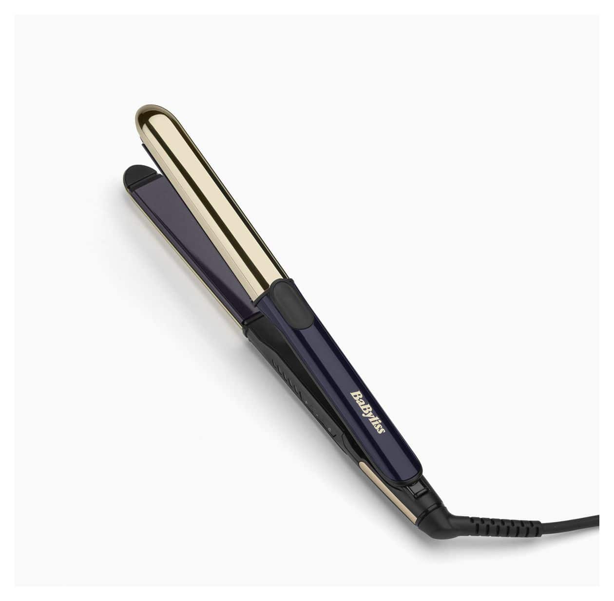 ST484E Black Onyx Haarglätter  (Schwarz, Gold) 