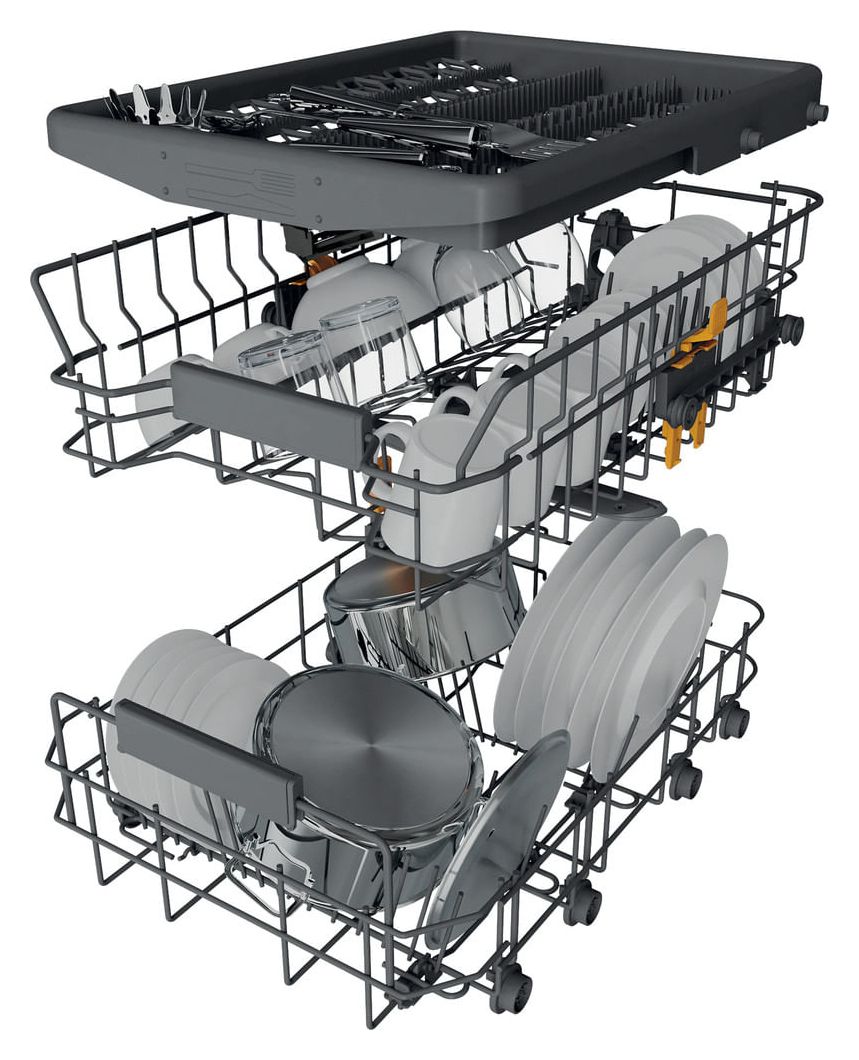 BK6UC11BS7A0X 45 cm Geschirrspüler unterbaufähig Sehr leise 11 Maßgedecke 
