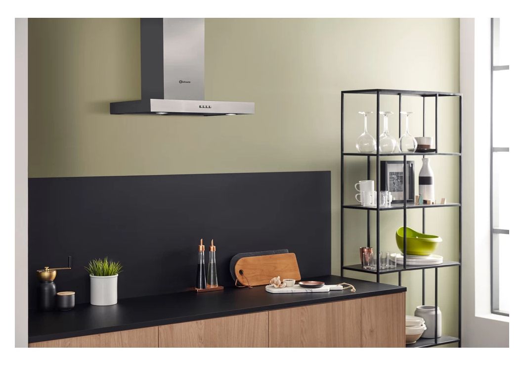 DBHBS64 LMX Abluft/Umluft Dunstabzugshaube/Esse Wand 60 cm (Edelstahl) 