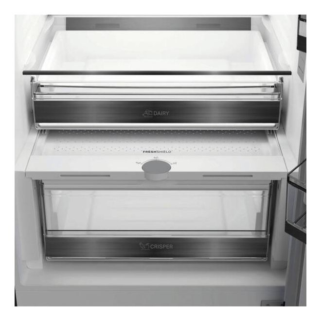 KGDNF20AMDIN 297 l / 118 l Kühl-Gefrierkombi freistehend NoFrost 118 kWh Jahr  (Edelstahl) 