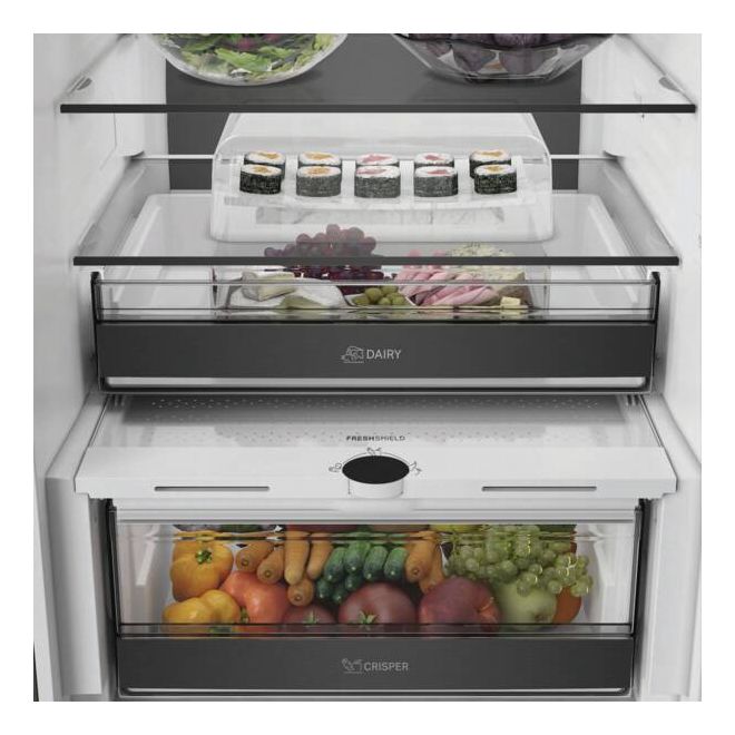 KGDNF20CDIN 297 l / 118 l Kühl-Gefrierkombi freistehend NoFrost 214 kWh Jahr  (Edelstahl) 