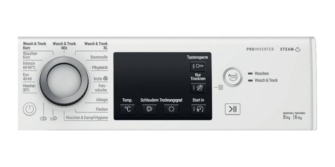WATK Sense 86S41C 8 kg 6 kg Waschtrockner 1400 U/min 