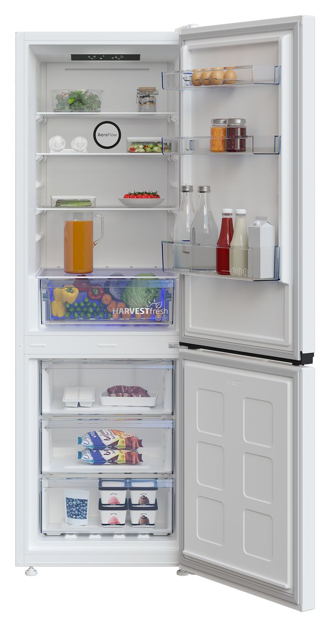 B5RCNA346HW 209 l / 92 l Kühl-Gefrierkombi freistehend NoFrost 200 kWh Jahr  (Weiß) 