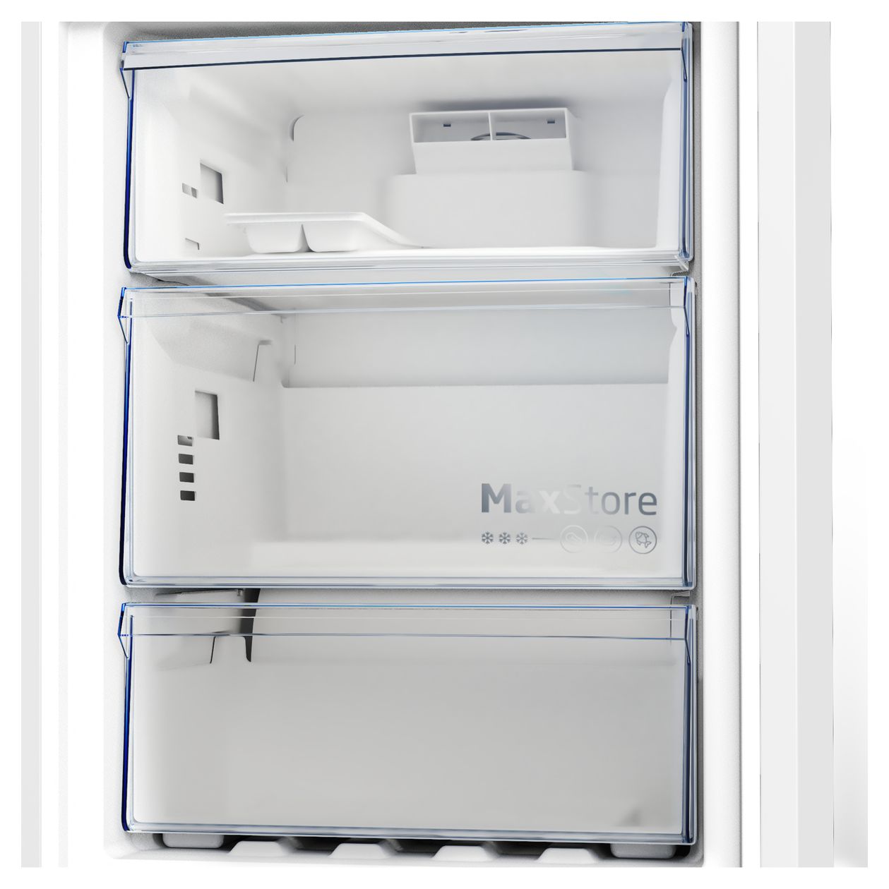 B7RCNE367HXB 210 l / 106 l Kühl-Gefrierkombi freistehend NoFrost 136 kWh Jahr  (Edelstahl) 