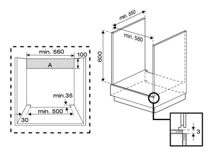 BBIS17300BCS Einbaubackofen groß AutoClean 