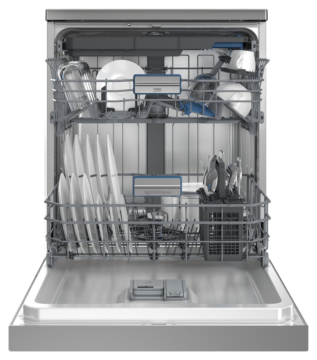 BDFN36541XP 60 cm Geschirrspüler freistehend Sehr leise 15 Maßgedecke Restwärme 