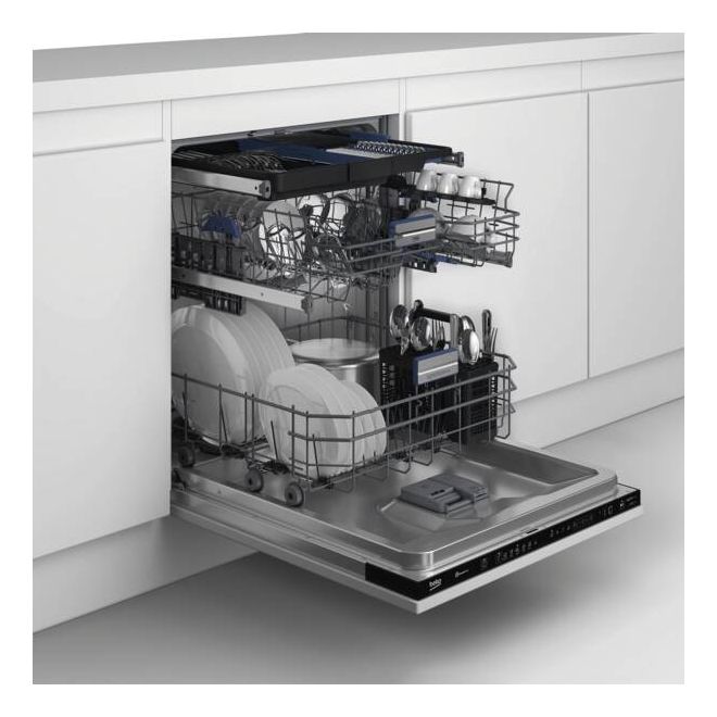 BDIN36561P 60 cm Geschirrspüler vollintegriert (ohne Front) Sehr leise 15 Maßgedecke 