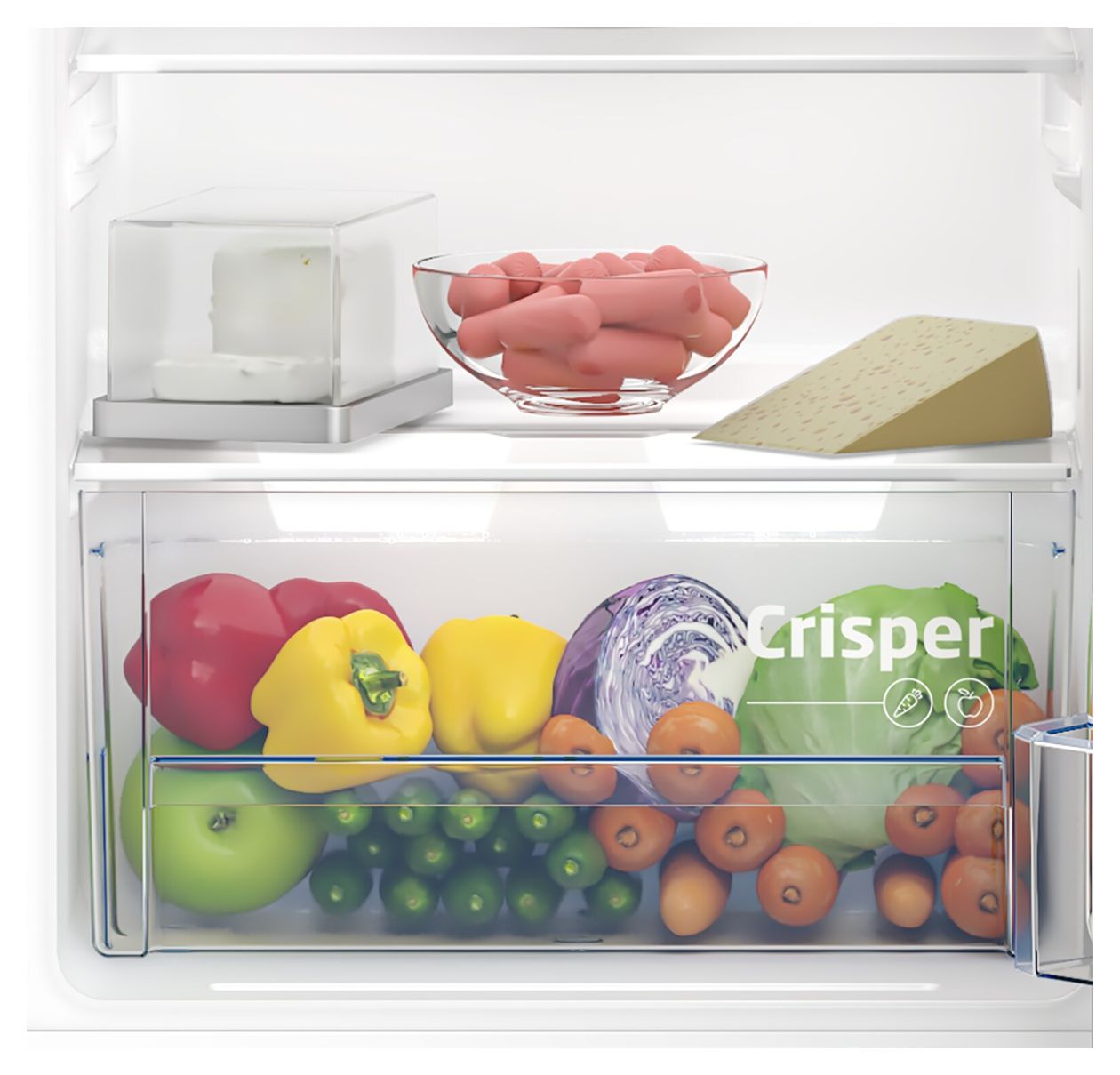TS190040N 88 l / 88 l Tischkühlschrank EEK: E 85 kWh Jahr  (Weiß) 