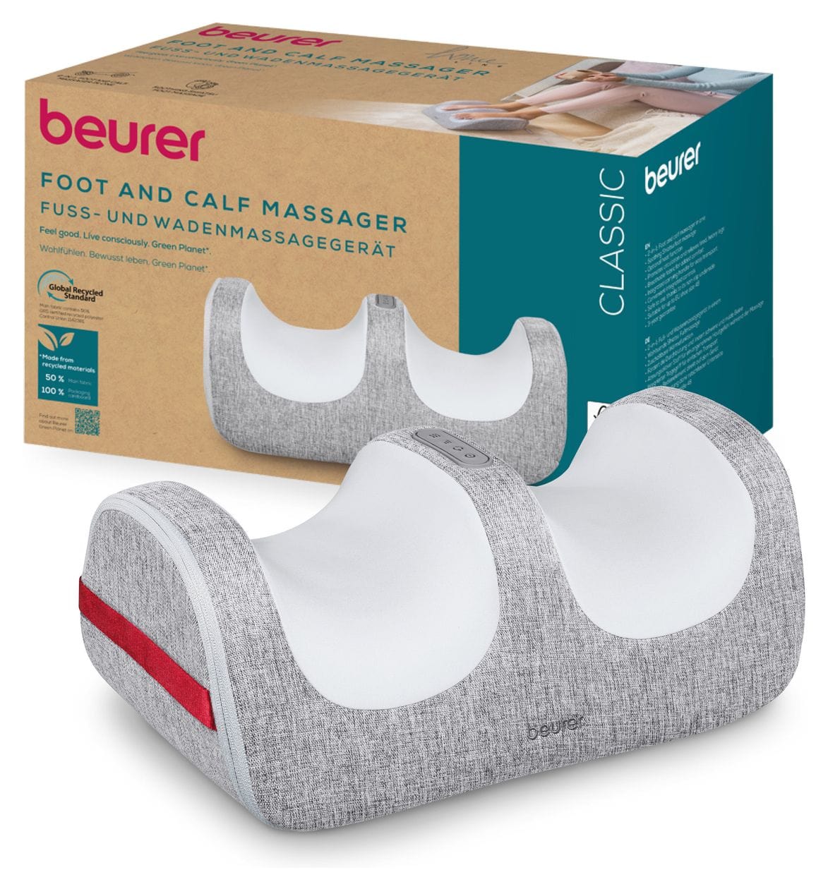 FM42 Shiatsu Fuß- und Waden-Massagegerät   (Grau) 