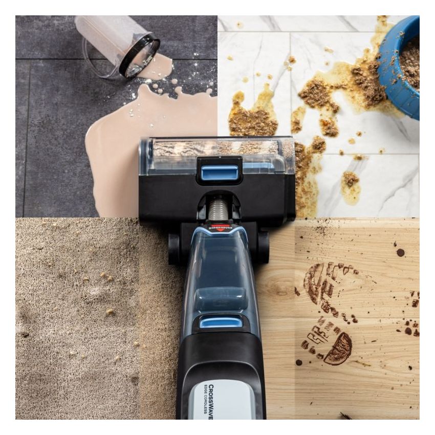 4327N CrossWave Edge Cordless Pro Naß-/Trockensauger bis 0,58 l Schmutzwasser 