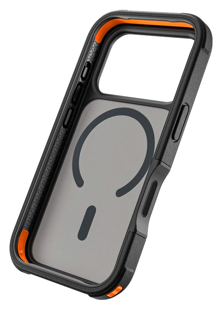 016046 Robust Hybrid Cover für iPhone 17 Pro  (Schwarz) 