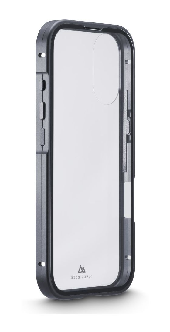 360° Glass Cover für Apple iPhone 17 (Schwarz, Transparent) 