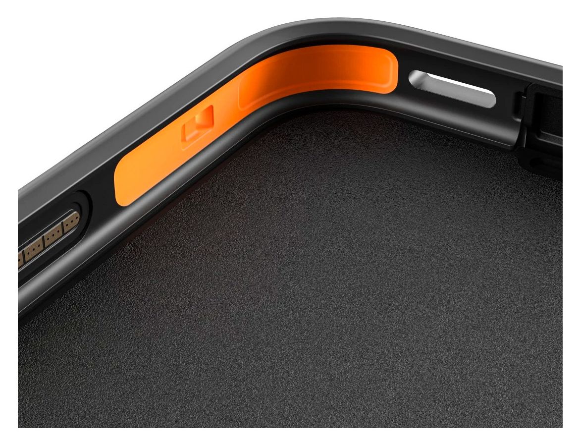 Ultra Robust Cover für Apple iPhone 17 Pro / 18 Pro  (Schwarz, Orange) 