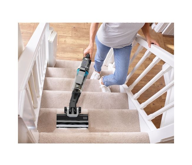 BSV520BRB-QW Handstaubsauger Beutellos bis 55 min Laufzeit 18 V  (Blau) 