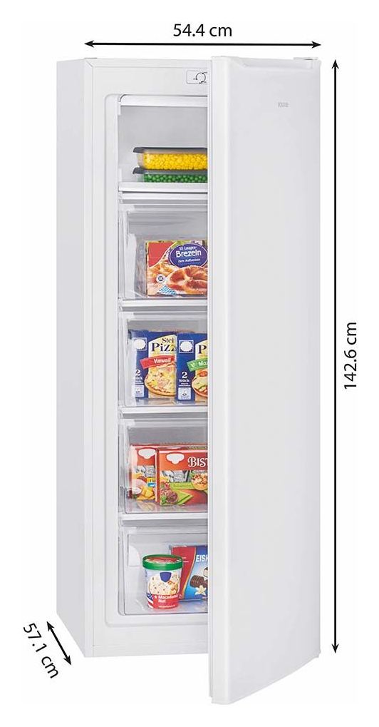 GS7340 168 l Gefrierschrank 190 kWh Jahr NoFrost  (Weiß) 