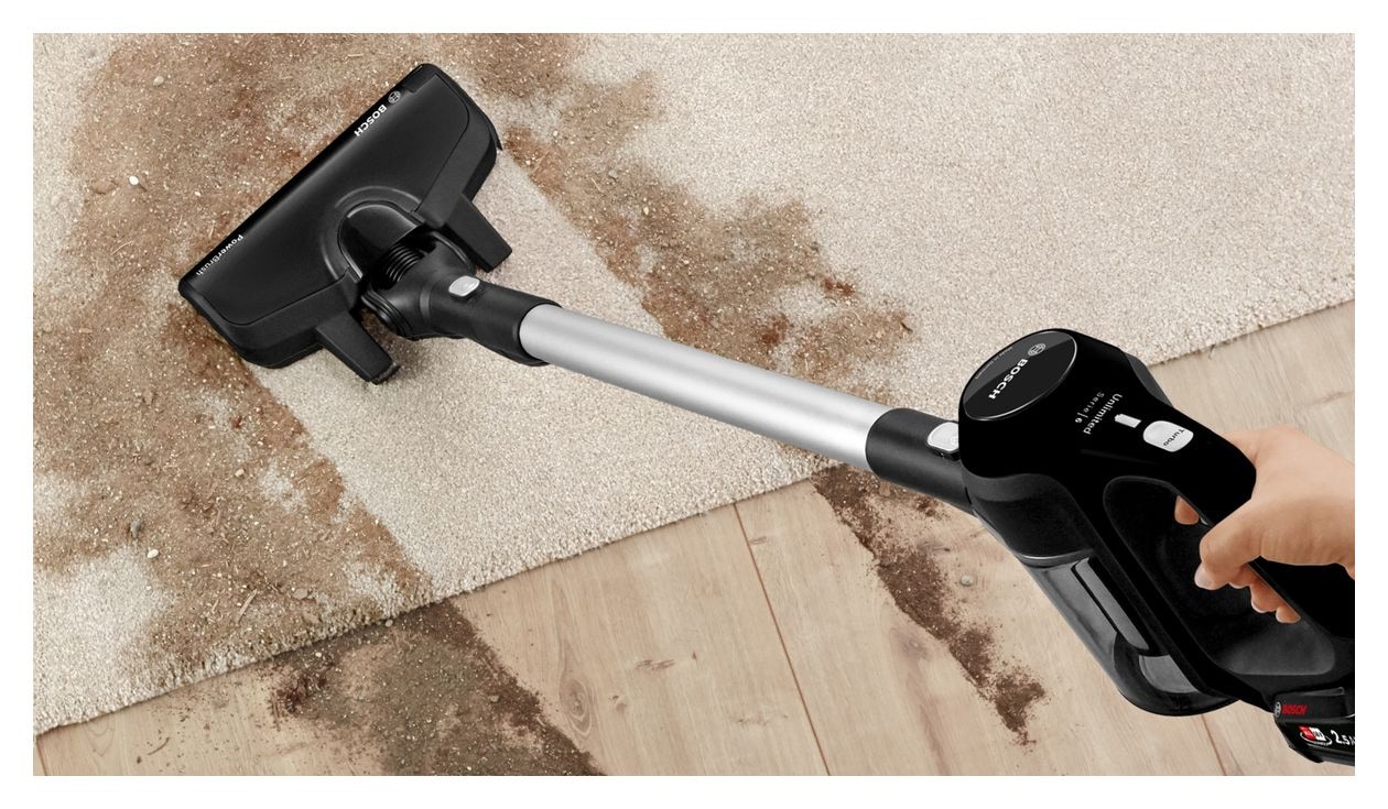 BKS611MALL Unlimited 6 Handstaubsauger Beutellos bis 30 min Laufzeit 18 V PureAir  (Schwarz) 