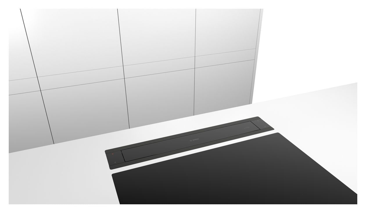 Serie 8 DDW88MM65 Dunstabzugshaube Tisch 80 cm Abluft/Umluft (Schwarz/Transparent) 