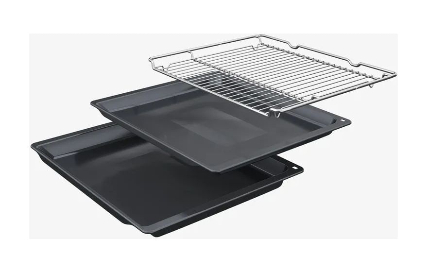 HBD436AB64 (HBA4340B3 + PIF695HC1E) Backofen-Set groß AutoClean Ecoclean mit autarkem 60 cm Induktions Kochfeld 