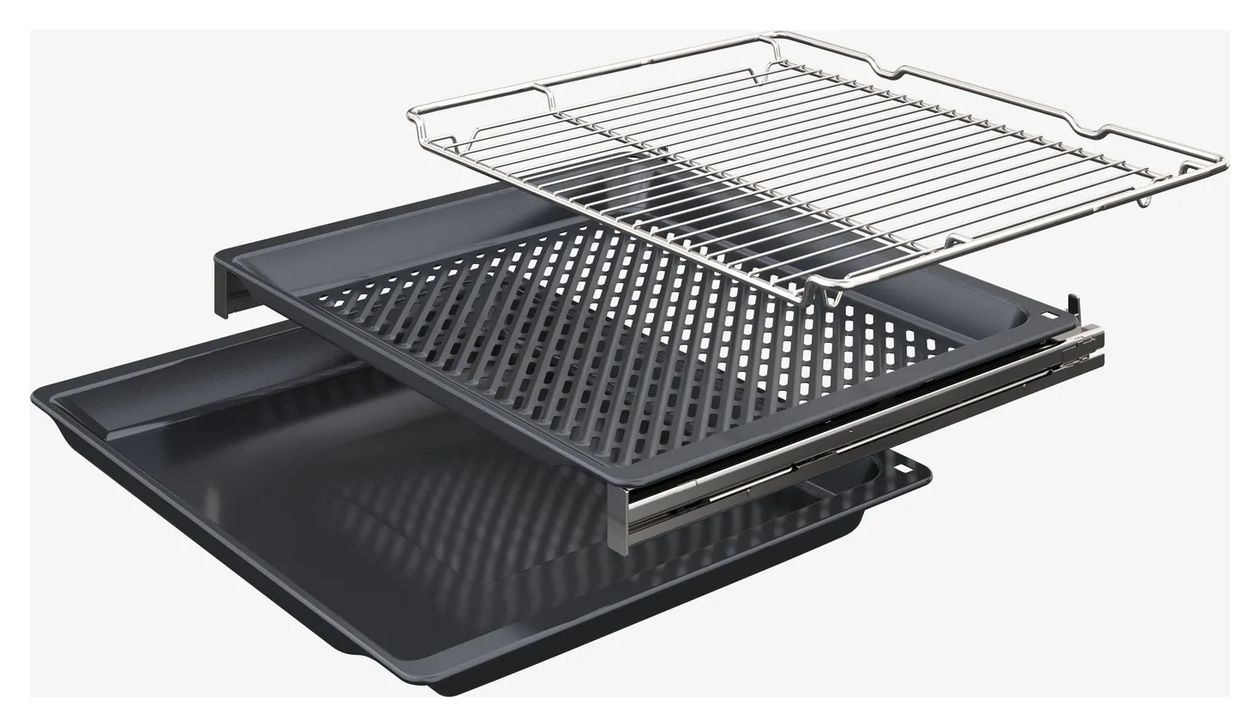 HBDMATTK11 (HBA4720B3 + PVQ69BHC1E) Backofen-Set groß AutoClean mit autarkem 60 cm Induktions Kochfeld 