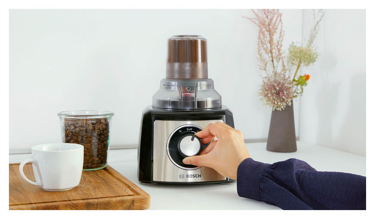 MCM3PM386  MultiTalent 3 Plus 900 W Küchenmaschine 2,3 l (Schwarz, Transparent) 