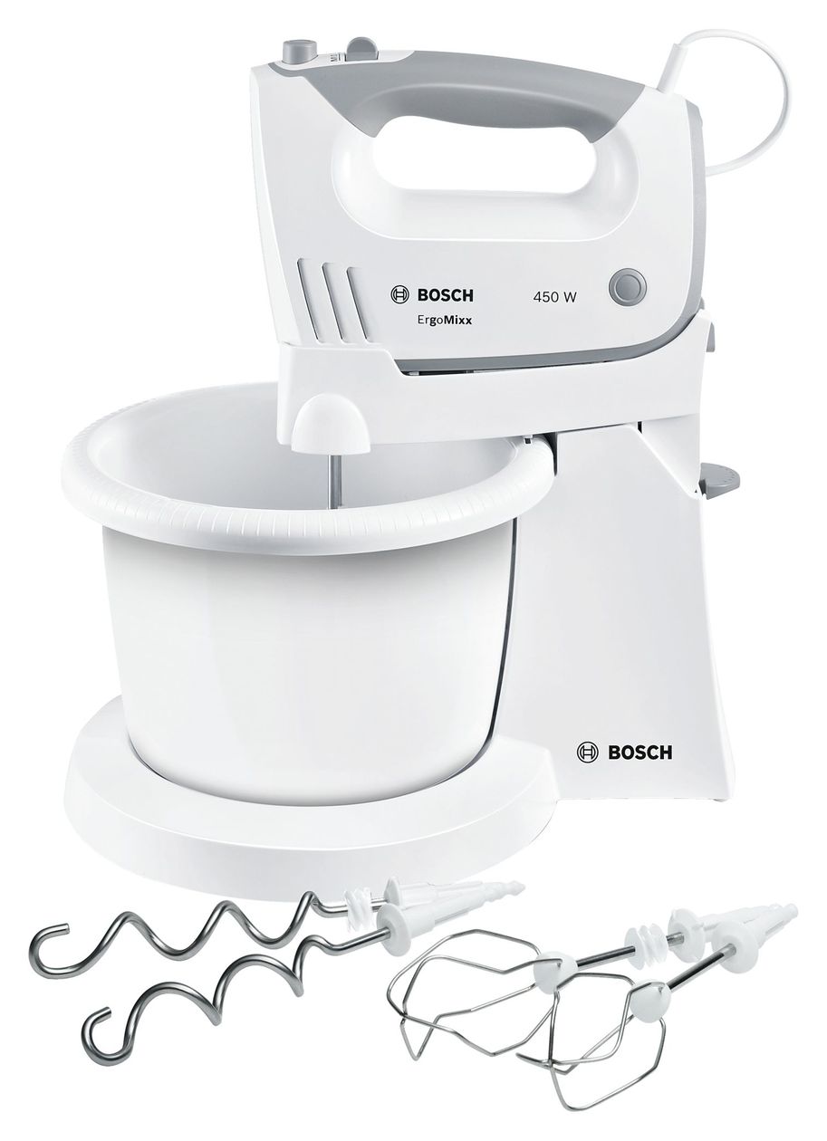 MFQ36460 ErgoMixx inkl. Rührschüssel Standmixer 450 W 5 Stufen  (Weiß) 