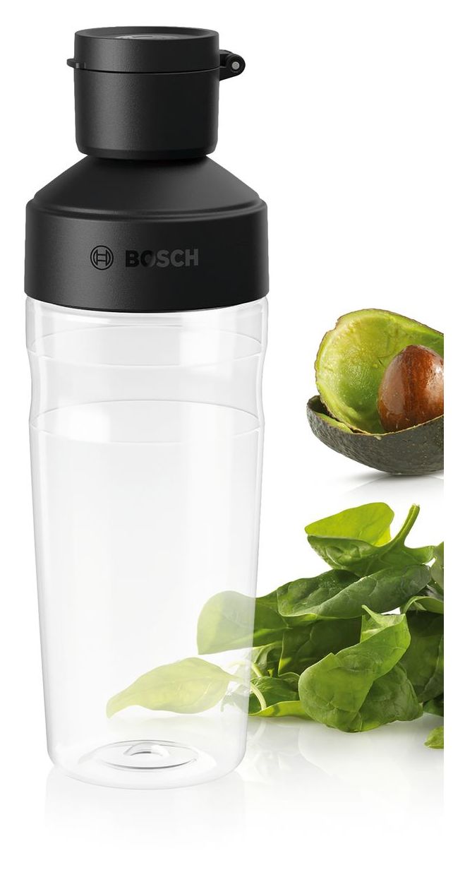 MMZV0BT1 VitaMaxx Trinkflasche Tritan (Schwarz, Transparent) 