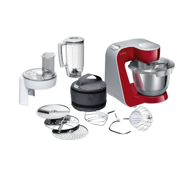 MUM58720 1000 W Küchenmaschine 3,9 l (Grau, Rot, Edelstahl) 